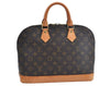 Authentic Louis Vuitton Monogram Alma Hand Bag Purse M51130 LV 4895F