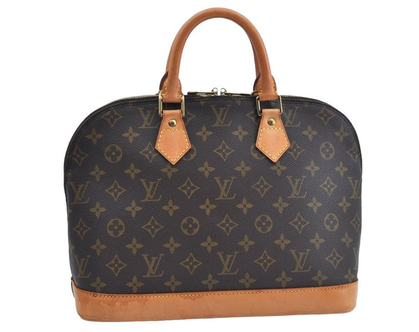 Authentic Louis Vuitton Monogram Alma Hand Bag Purse M51130 LV 4895F