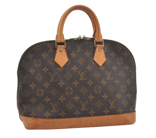 Authentic Louis Vuitton Monogram Alma Hand Bag Purse M51130 LV 4897I