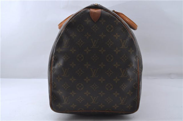 Authentic Louis Vuitton Monogram Keepall 55 Boston Bag M41424 LV 4899D