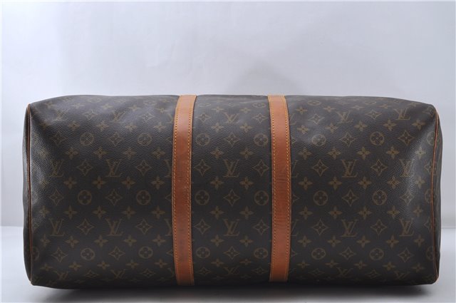 Authentic Louis Vuitton Monogram Keepall 55 Boston Bag M41424 LV 4899D