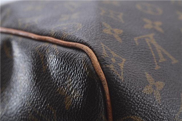 Authentic Louis Vuitton Monogram Keepall 55 Boston Bag M41424 LV 4899D