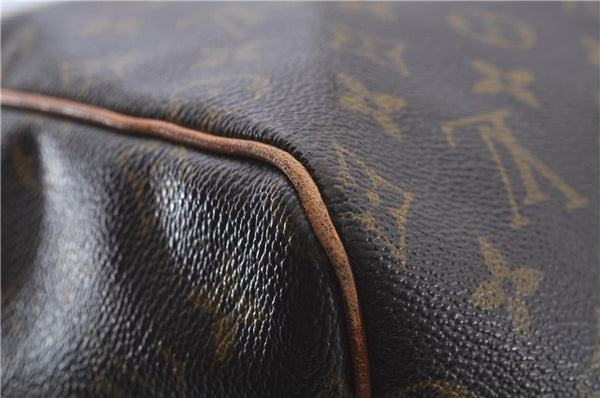 Authentic Louis Vuitton Monogram Keepall 55 Boston Bag M41424 LV 4899D
