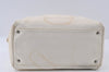 Authentic CHANEL Lamb Skin Vintage Chain Shoulder Tote Bag White CC 4900I