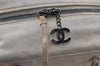 Authentic CHANEL Lamb Skin Vintage Chain Shoulder Tote Bag White CC 4900I