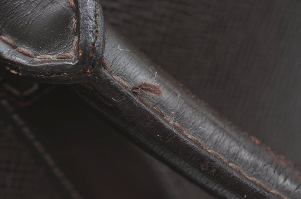 Auth Louis Vuitton Taiga Porte Documents Lozan Briefcase Brown M30058 LV 4902G