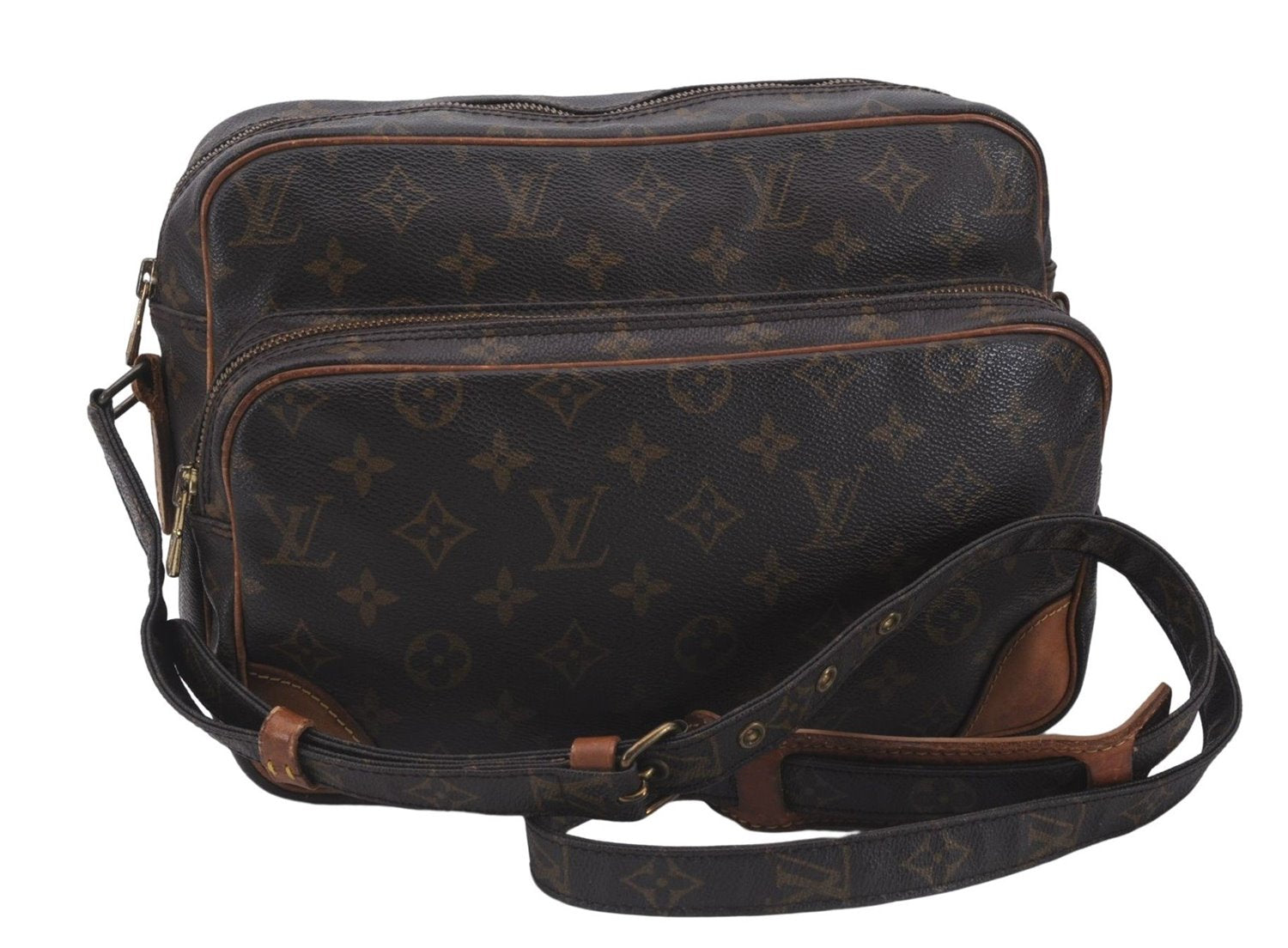 Authentic Louis Vuitton Monogram Nile Shoulder Cross Body Bag M45244 LV 4904D