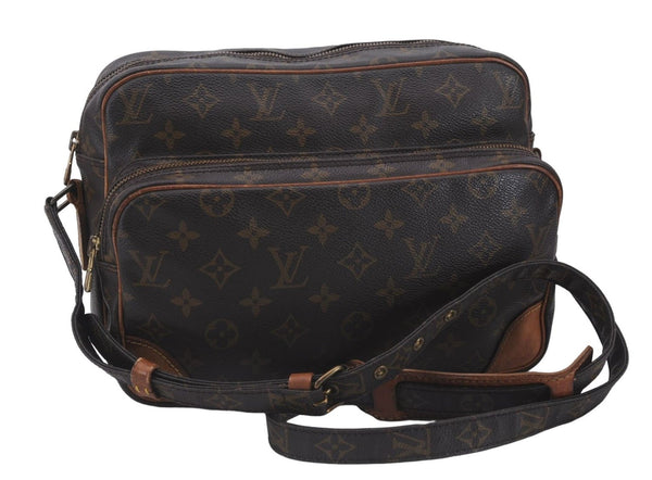Authentic Louis Vuitton Monogram Nile Shoulder Cross Body Bag M45244 LV 4904D