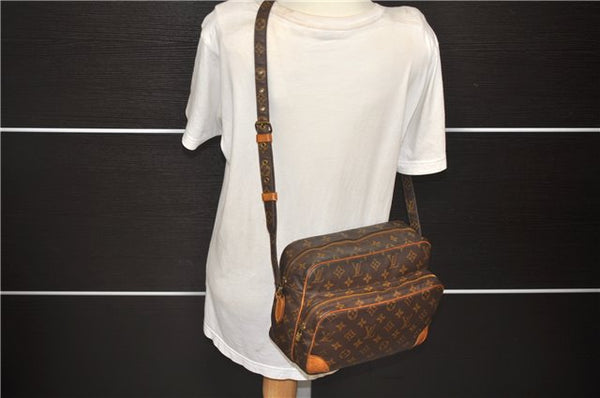 Authentic Louis Vuitton Monogram Nile Shoulder Cross Body Bag M45244 LV 4904D