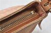 Authentic FENDI Zucchino Shoulder Hand Bag Purse Canvas Leather Pink Beige 4905D