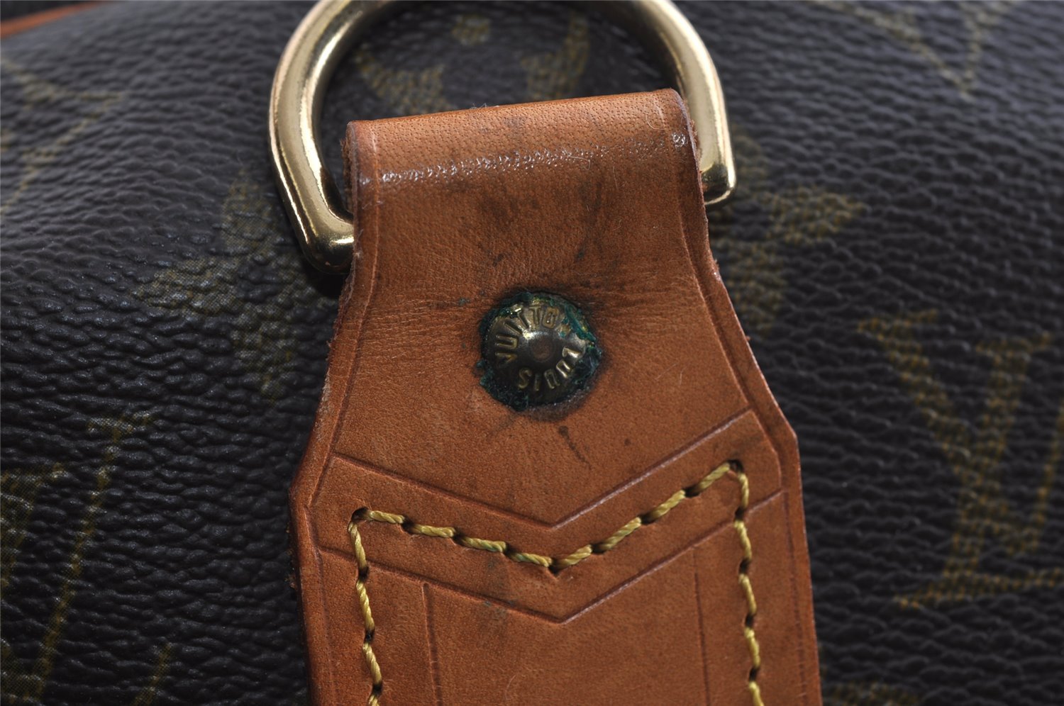 Authentic Louis Vuitton Monogram Sac Polochon 2Way Boston Bag M41222 LV 4905I