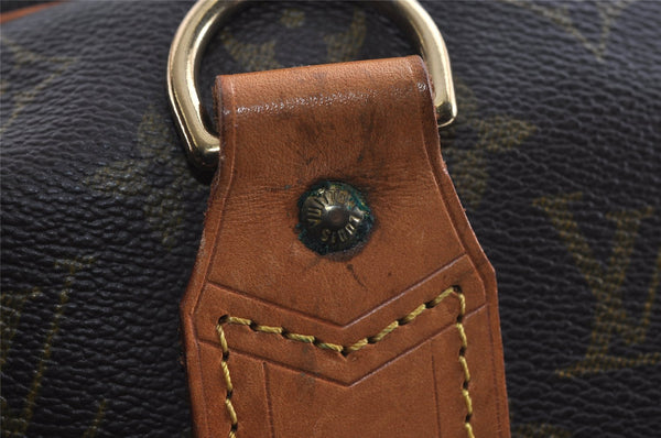 Authentic Louis Vuitton Monogram Sac Polochon 2Way Boston Bag M41222 LV 4905I