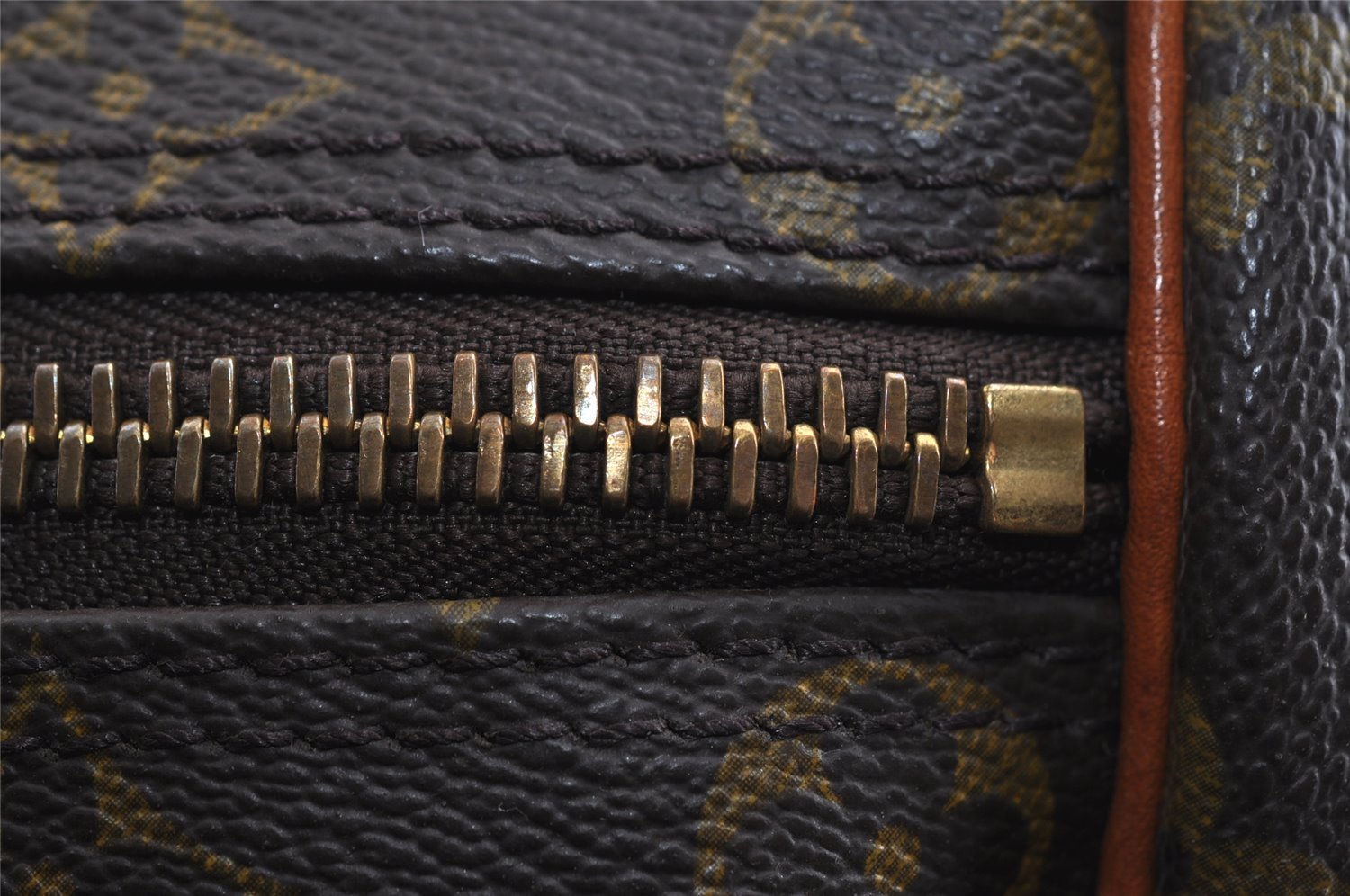 Authentic Louis Vuitton Monogram Sac Polochon 2Way Boston Bag M41222 LV 4905I