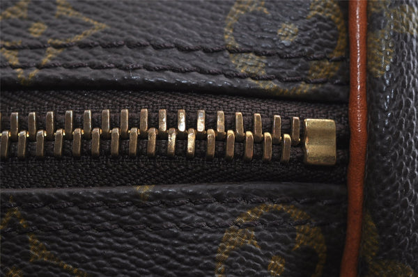 Authentic Louis Vuitton Monogram Sac Polochon 2Way Boston Bag M41222 LV 4905I