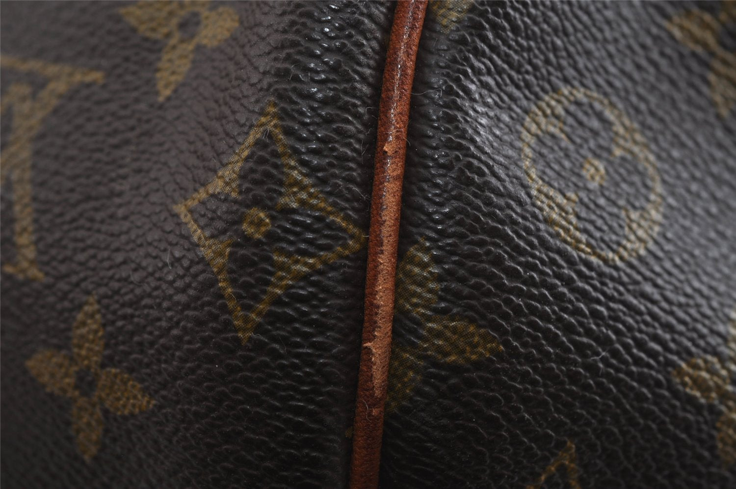 Authentic Louis Vuitton Monogram Sac Polochon 2Way Boston Bag M41222 LV 4905I