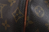 Authentic Louis Vuitton Monogram Sac Polochon 2Way Boston Bag M41222 LV 4905I