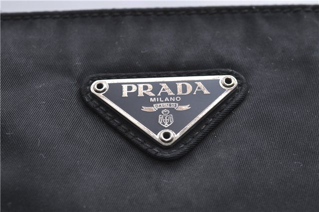 Authentic PRADA Nylon Shoulder Hand Bag Purse Black 4906D