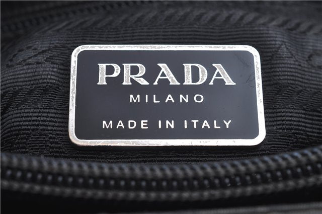 Authentic PRADA Nylon Shoulder Hand Bag Purse Black 4906D