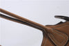 Authentic PRADA Leather Shoulder Hand Bag Purse Brown 4907D