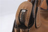 Authentic PRADA Leather Shoulder Hand Bag Purse Brown 4907D