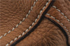 Authentic PRADA Leather Shoulder Hand Bag Purse Brown 4907D