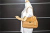 Authentic PRADA Leather Shoulder Hand Bag Purse Brown 4907D