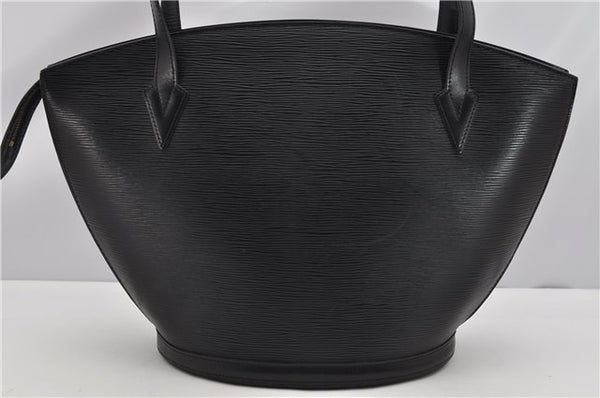 Auth Louis Vuitton Epi Saint Jacques Shopping Shoulder Bag Black M52262 LV 4908F