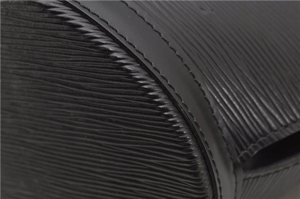 Auth Louis Vuitton Epi Saint Jacques Shopping Shoulder Bag Black M52262 LV 4908F