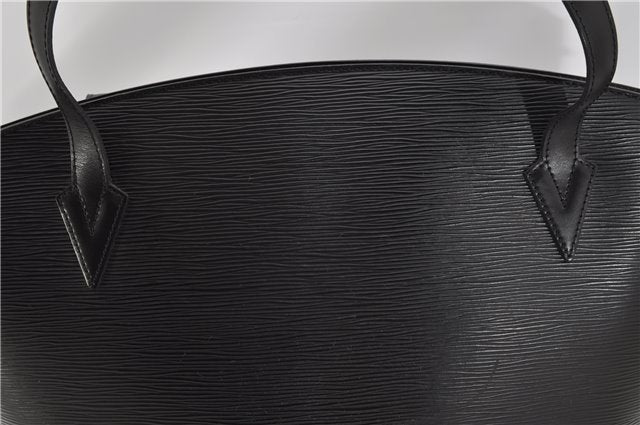 Auth Louis Vuitton Epi Saint Jacques Shopping Shoulder Bag Black M52262 LV 4908F