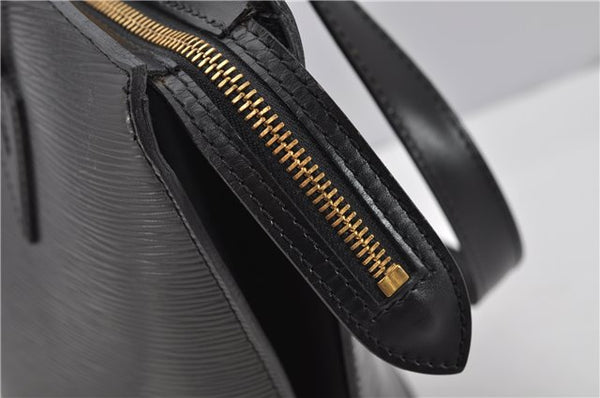 Auth Louis Vuitton Epi Saint Jacques Shopping Shoulder Bag Black M52262 LV 4908F