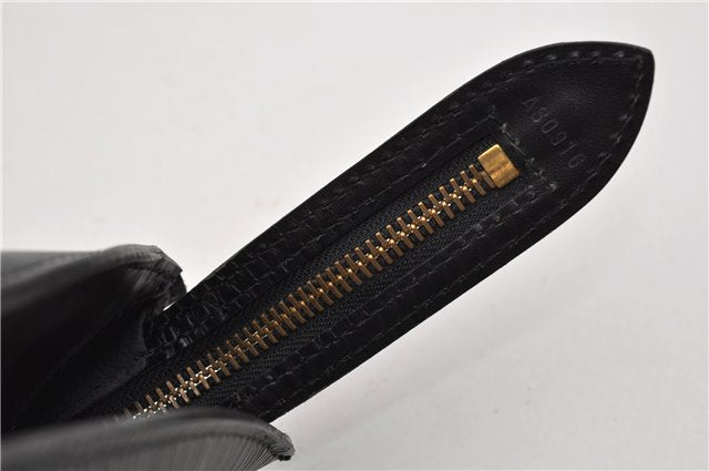 Auth Louis Vuitton Epi Saint Jacques Shopping Shoulder Bag Black M52262 LV 4908F