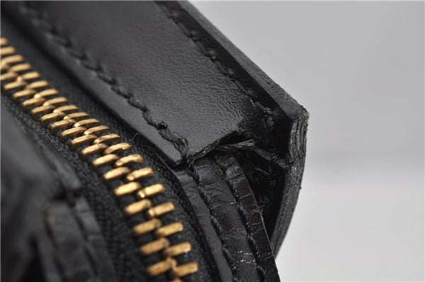 Auth Louis Vuitton Epi Saint Jacques Shopping Shoulder Bag Black M52262 LV 4908F