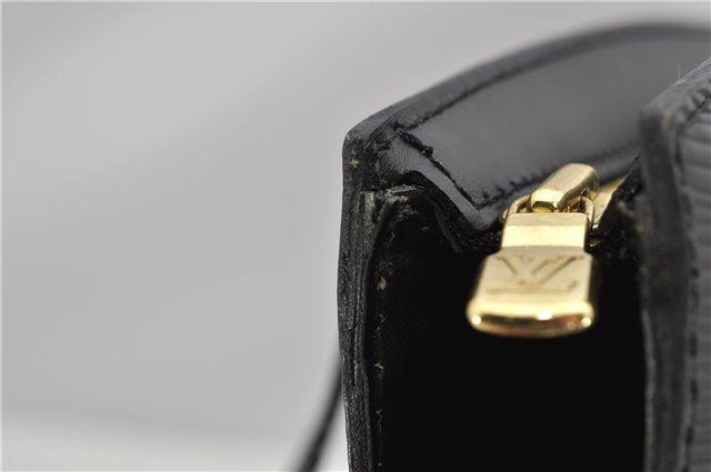 Auth Louis Vuitton Epi Saint Jacques Shopping Shoulder Bag Black M52262 LV 4908F