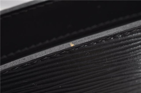 Auth Louis Vuitton Epi Saint Jacques Shopping Shoulder Bag Black M52262 LV 4908F