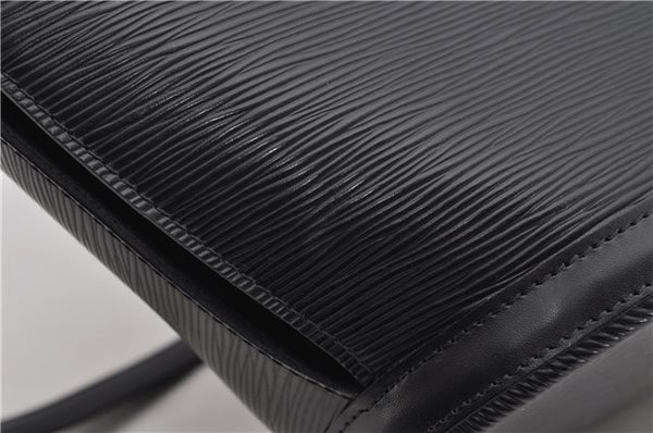 Auth Louis Vuitton Epi Saint Jacques Shopping Shoulder Bag Black M52262 LV 4908F