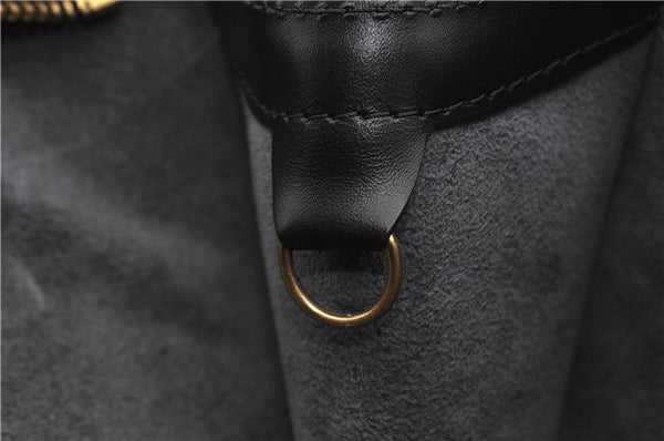 Auth Louis Vuitton Epi Saint Jacques Shopping Shoulder Bag Black M52262 LV 4908F