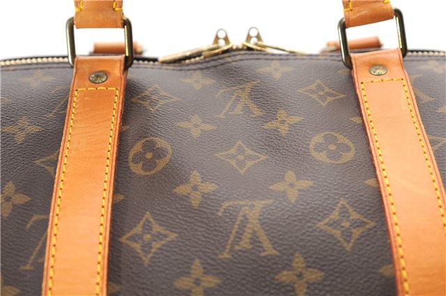 Authentic Louis Vuitton Monogram Keepall 55 Travel Boston Bag M41424 LV 4910F