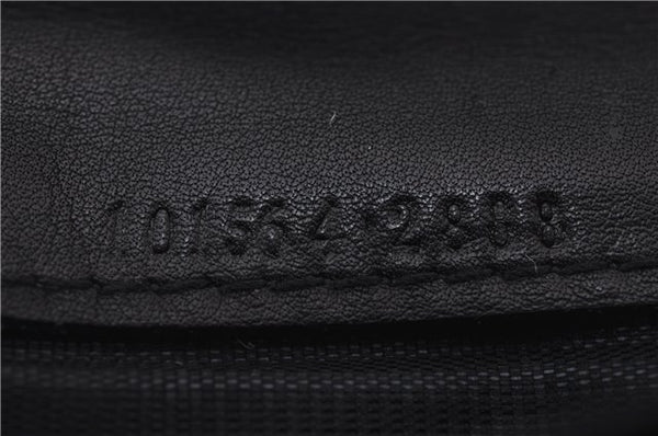 Authentic GUCCI Long Bifold Wallet Purse Leather 101564 Black 4913C