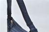 Authentic BOTTEGA VENETA Intrecciato Leather Shoulder Cross Body Bag Navy 4914D