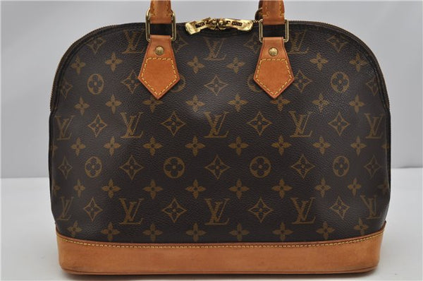 Authentic Louis Vuitton Monogram Alma Hand Bag Purse M51130 LV 4917F