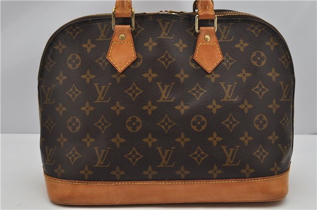 Authentic Louis Vuitton Monogram Alma Hand Bag Purse M51130 LV 4917F
