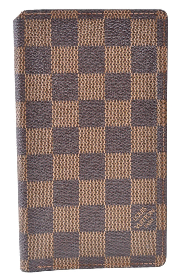 Authentic Louis Vuitton Damier Agenda Poche Notebook Cover R20703 LV 4919C
