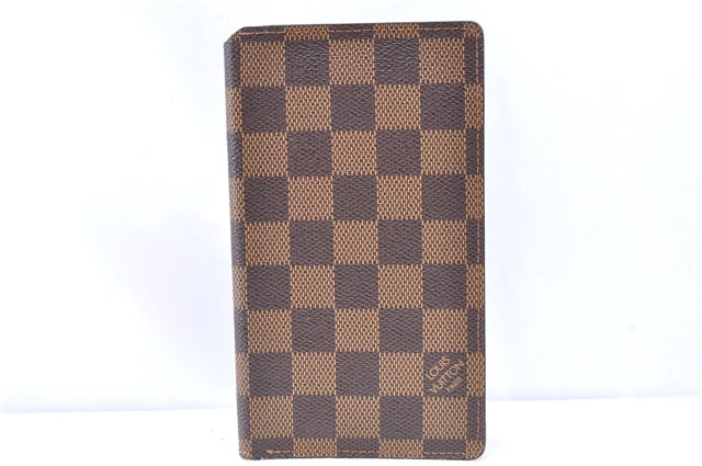 Authentic Louis Vuitton Damier Agenda Poche Notebook Cover R20703 LV 4919C
