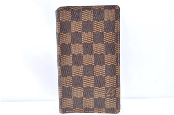 Authentic Louis Vuitton Damier Agenda Poche Notebook Cover R20703 LV 4919C