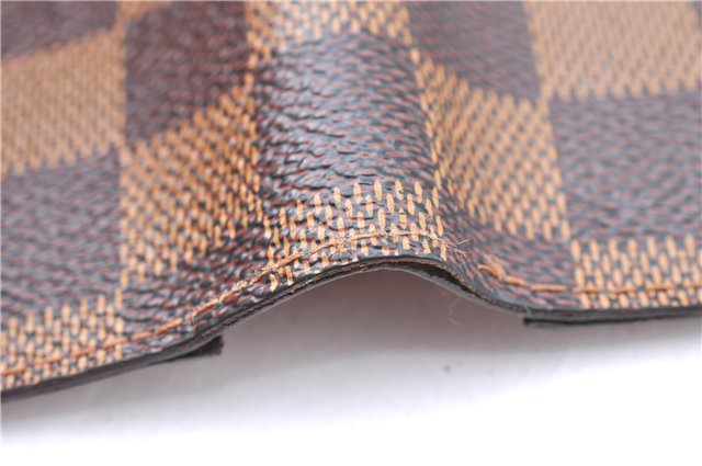 Authentic Louis Vuitton Damier Agenda Poche Notebook Cover R20703 LV 4919C