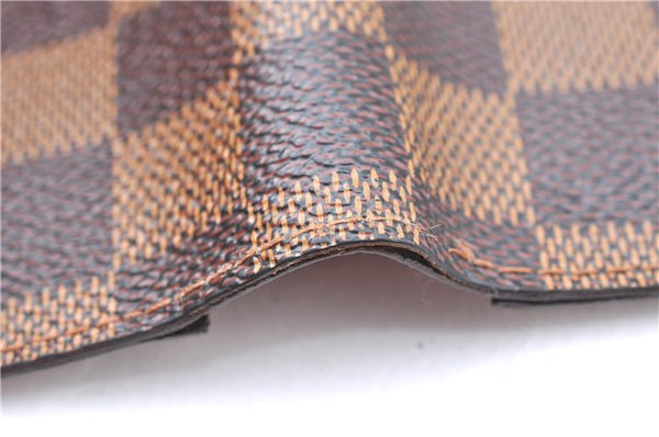Authentic Louis Vuitton Damier Agenda Poche Notebook Cover R20703 LV 4919C