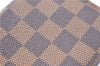 Authentic Louis Vuitton Damier Agenda Poche Notebook Cover R20703 LV 4919C
