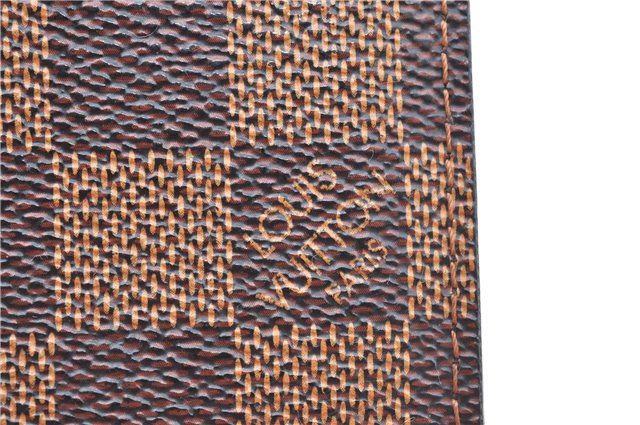 Authentic Louis Vuitton Damier Agenda Poche Notebook Cover R20703 LV 4919C