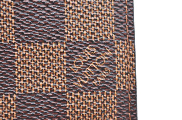Authentic Louis Vuitton Damier Agenda Poche Notebook Cover R20703 LV 4919C