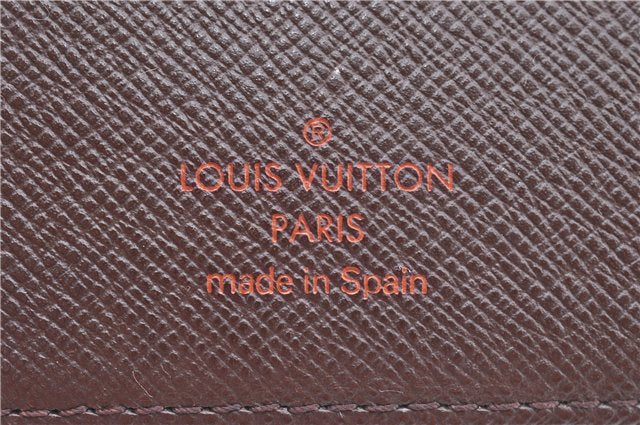 Authentic Louis Vuitton Damier Agenda Poche Notebook Cover R20703 LV 4919C